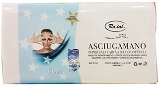 RO.IAL. ASCIUGAMANO CARTA RIPIEGATI 60 PEZZI - Tre Pi Profumerie