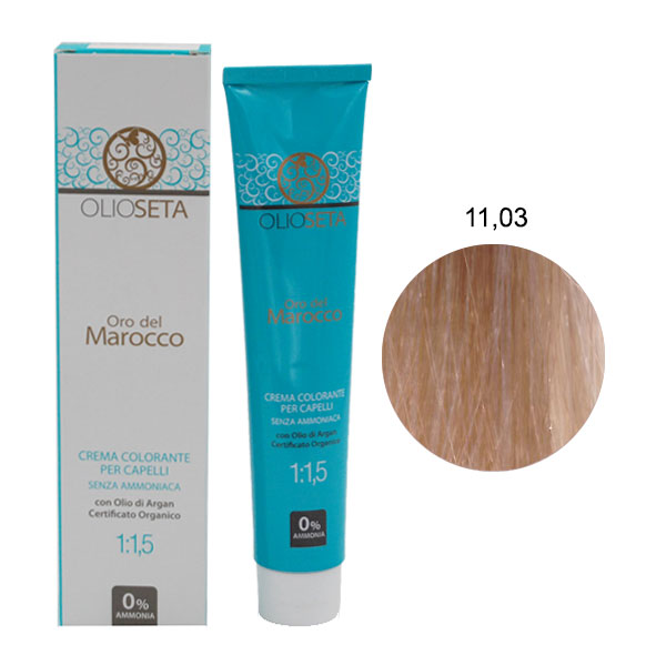 OLIOSETA ORO DEL MAROCCO TINTURA MEGA BIONDO NATU. DORATO 11.03 - Tre Pi Profumerie