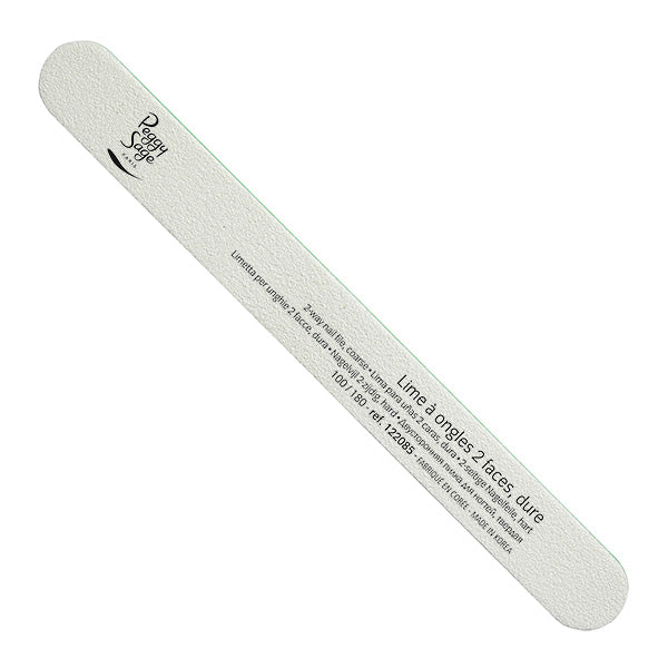 PEGGY SAGE LIMETTA 2 FACCE 100/180, BIANCO - Tre Pi Profumerie