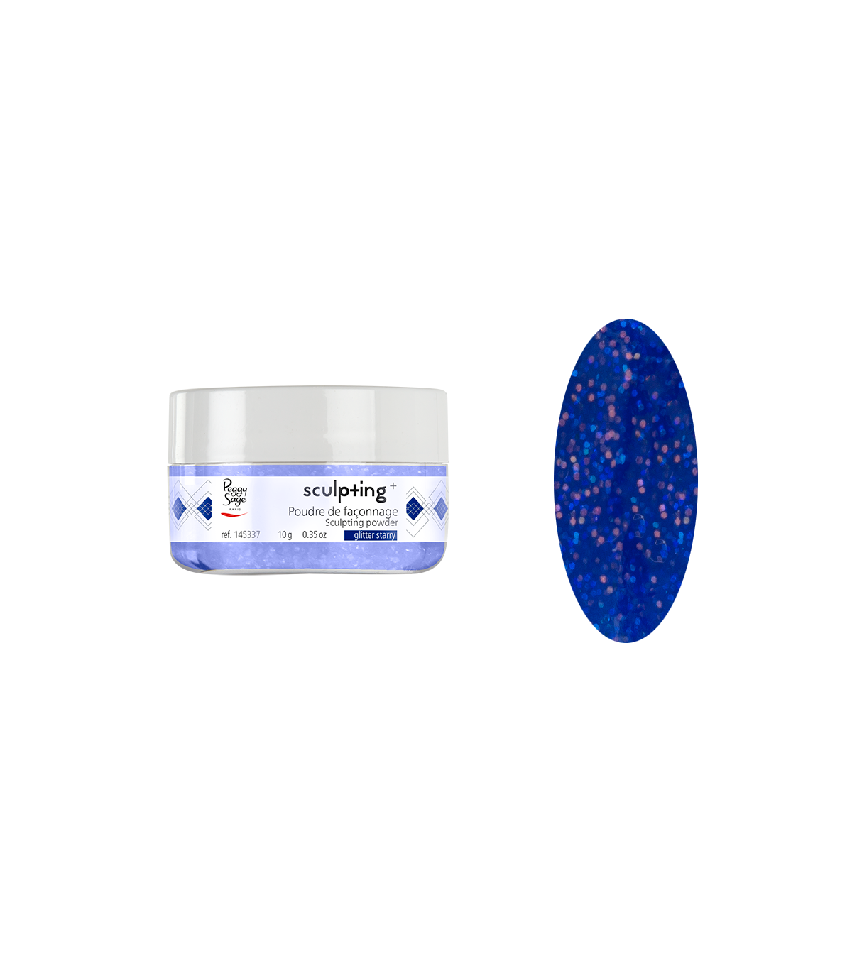 PEGGY SAGE POLVERE DI MODELLATURA GLITTER STARRY -10G - Tre Pi Profumerie