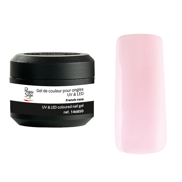 PEGGY SAGE GEL UV&LED COLORATO PER UNGHIE FRENCH ROSE 5G - Tre Pi Profumerie