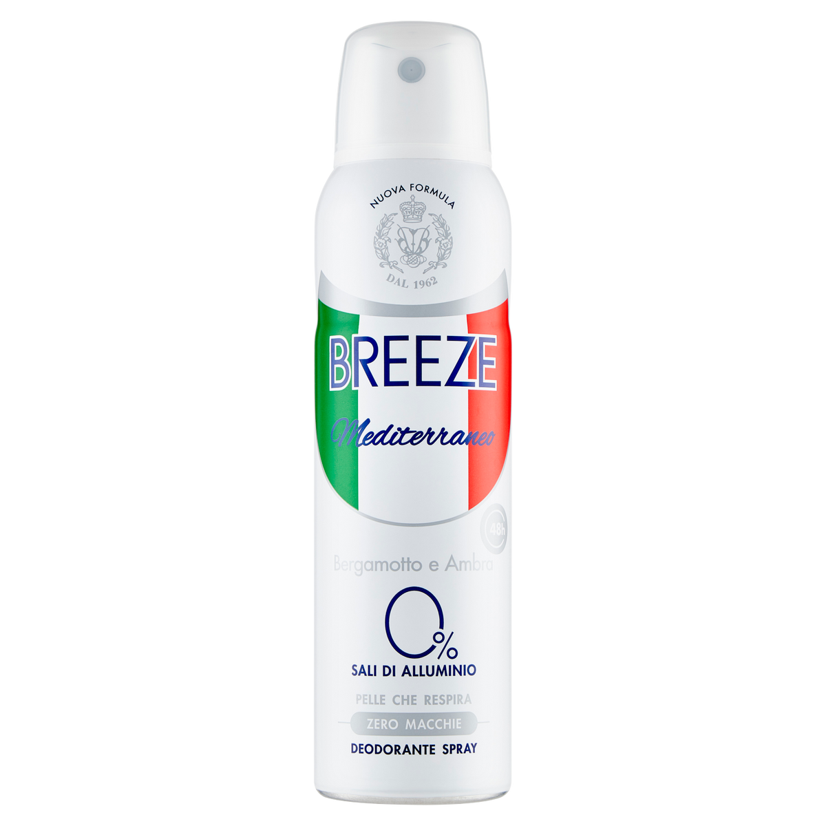 BREEZE DEODORANTE NEW SPRAY MEDITERRANEO 150 ML                 