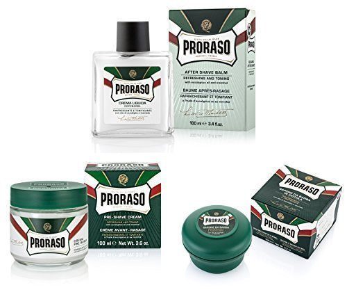 PRORASO KIT RASATURA PROFESSIONALE VERDE 004 - Tre Pi Profumerie