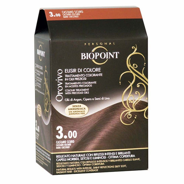 BIOPOINT OROVIVO ELISIRCOLORE CASTANO SCURO 3.00 - Tre Pi Profumerie