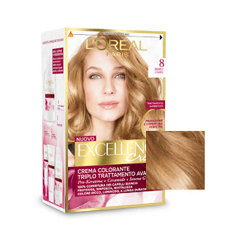 L'OREAL EXCELLENCE BIONDO CHIARO 8 - Tre Pi Profumerie